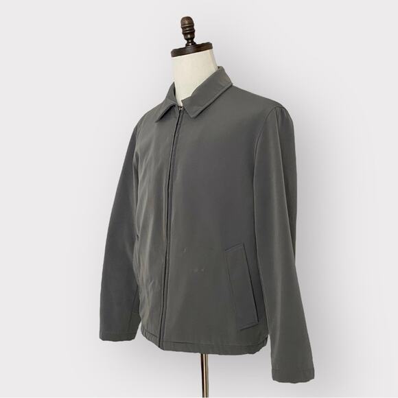 Kenneth Cole Reaction Bomber Jacket Dark Grey - Picture 2 of 10